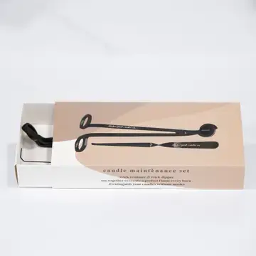 Ginger June Candle Co Ginger June Candle Care Set - Black