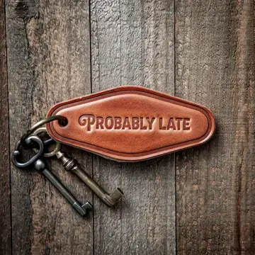 Sugarhouse Leather Sugarhouse Leather Probably Late Leather Keychain