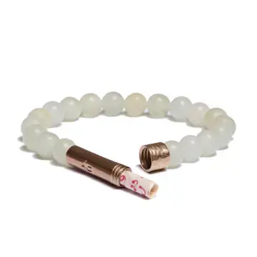 Wishbeads Wishbeads Matte Light Jade Intention Bracelet (W)