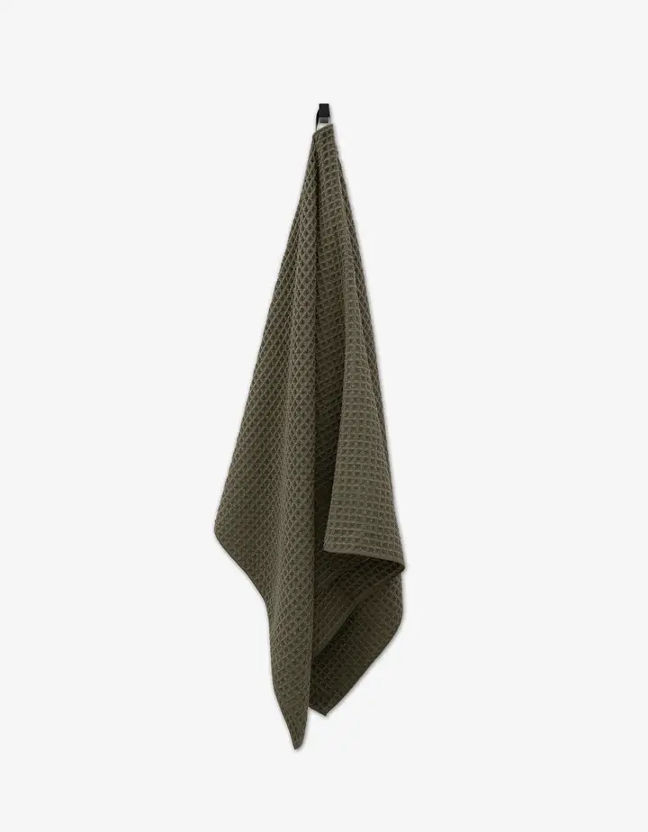 Geometry Geometry Forest Waffle Bath Towel
