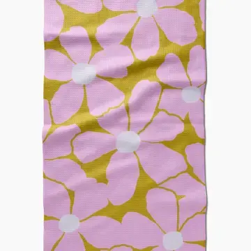 Geometry Geometry Bloom Mom Tea Towel