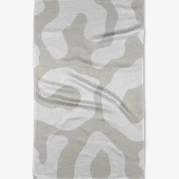 Geometry Geometry Off White Tea Towel
