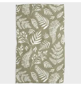 Geometry Geometry Olive Tea Towel