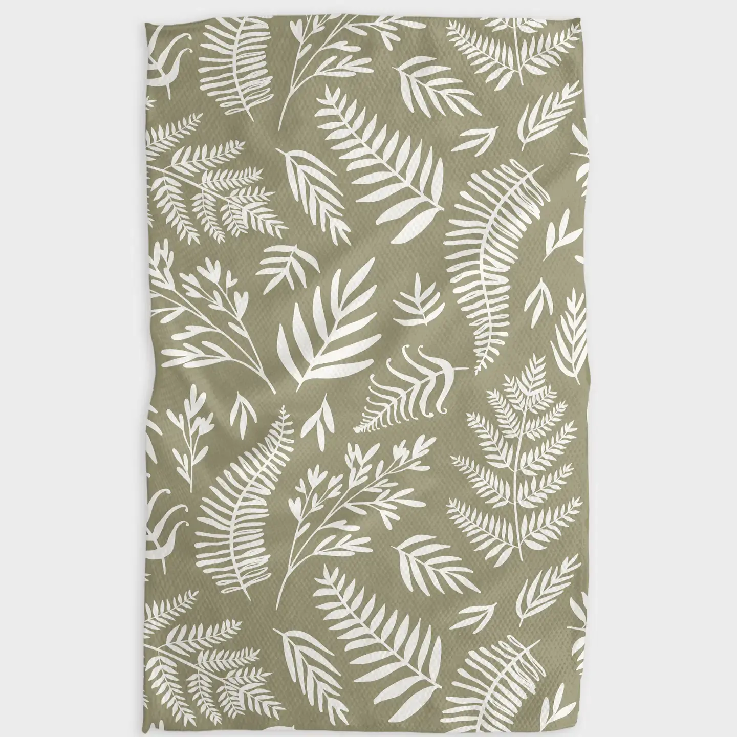 Geometry Geometry Olive Tea Towel