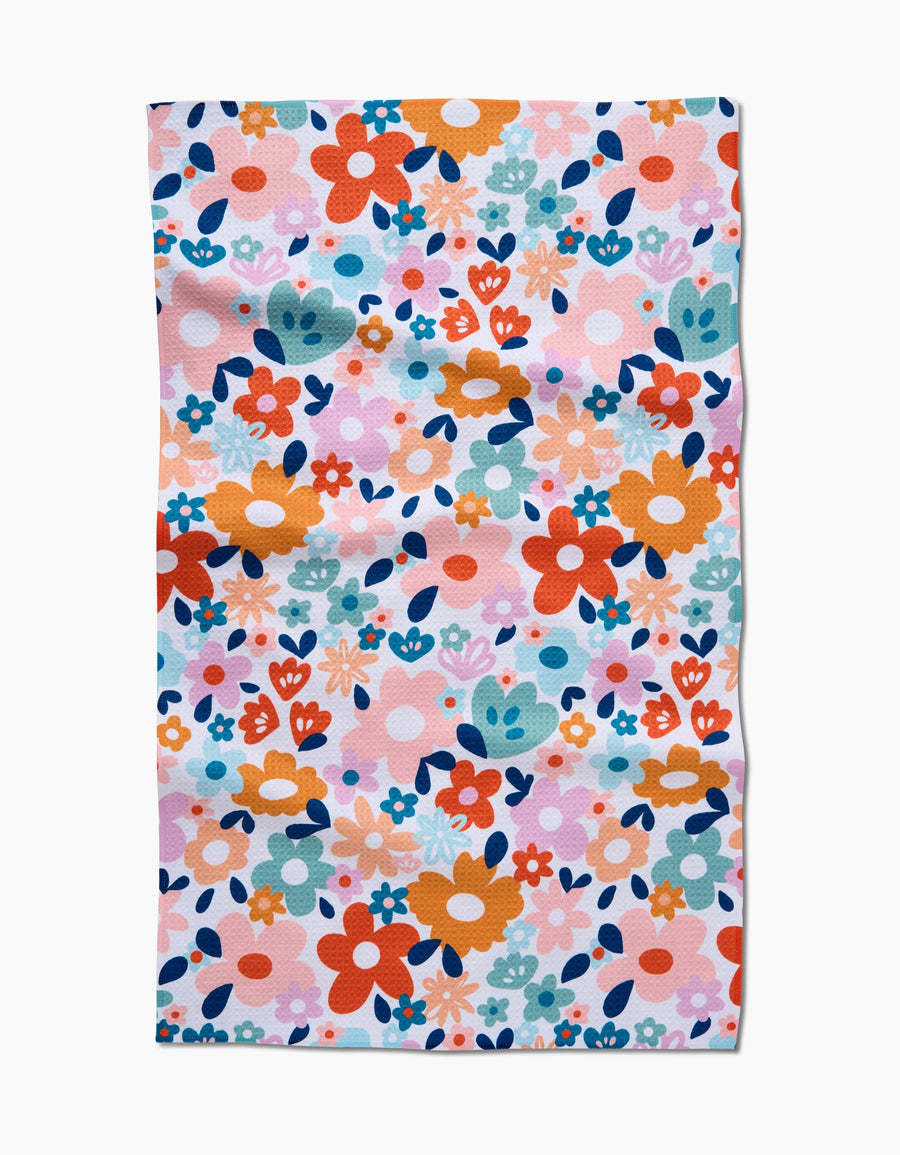 Geometry Geometry Whimsy Floral Tea Towel