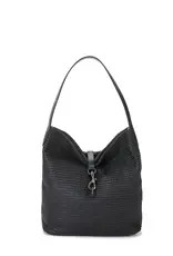 Haute Shore Haute Shore Sandy Black Raffia Shoulder Bag