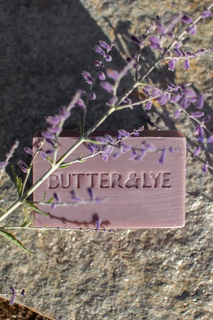 Butter & Lye Butter & Lye Detoxifying Purple Clay Soap (lavender/sage)