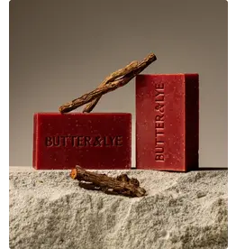 Butter & Lye Butter & Lye Repairing Madder Root Soap (blood orange/bergamot/rosemary/cassia)