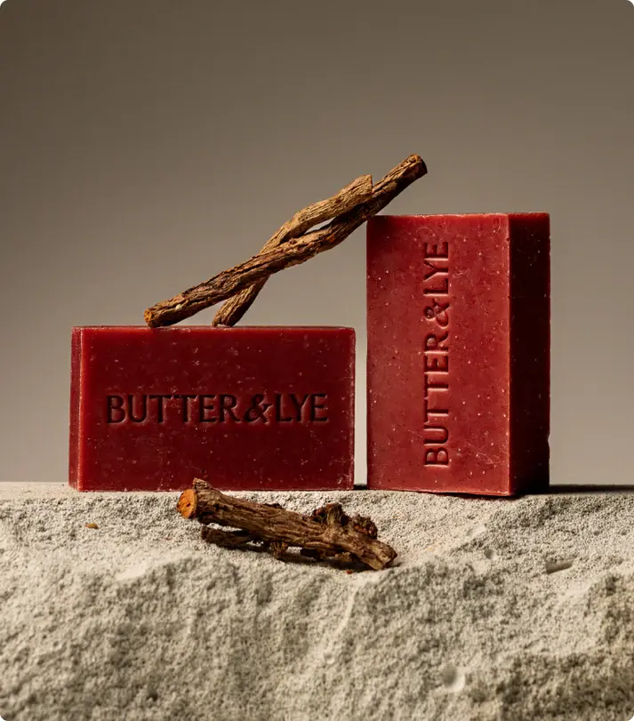 Butter & Lye Butter & Lye Repairing Madder Root Soap (blood orange/bergamot/rosemary/cassia)