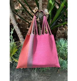 LUZ Collection LUZ Collection  Rosa/Terracotta Las Rayas Tote
