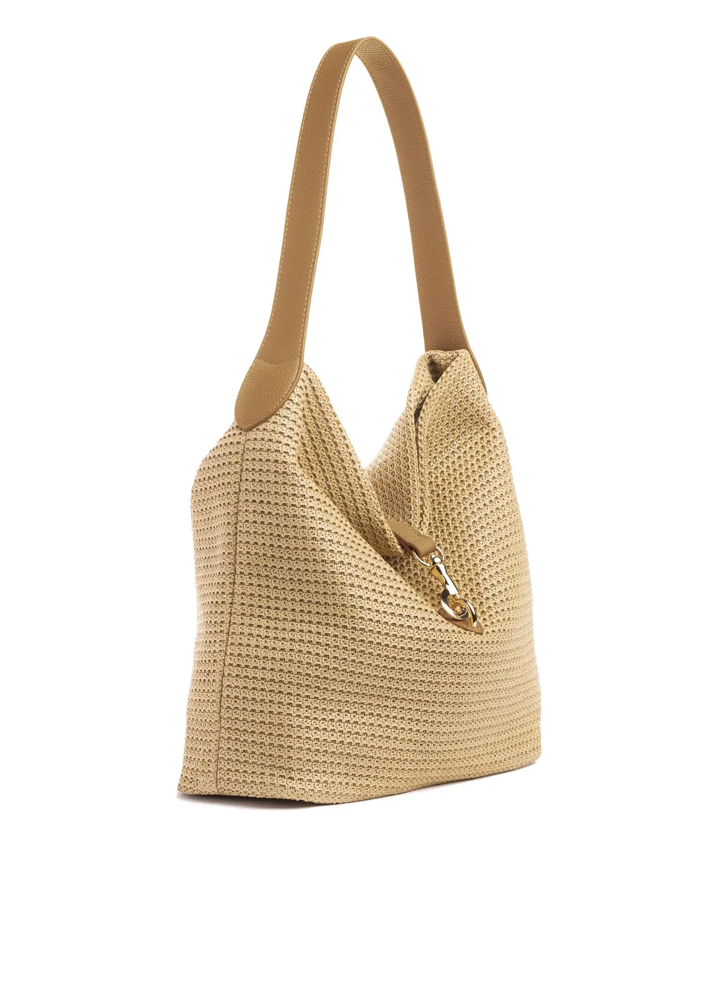 Haute Shore Haute Shore Sandy Toast Raffia Shoulder Bag
