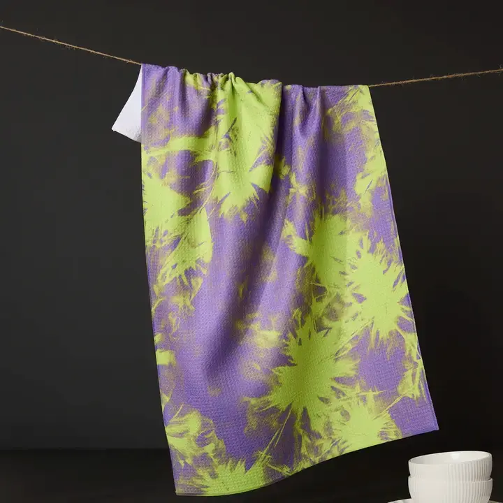Geometry Geometry Potion Purple Tea Towel