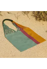 LUZ Collection Luz Collection Pistacio/Gold Las Rayas Tote