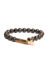 Wishbeads Wishbeads Polished Pyrite Intention Bracelet (W)