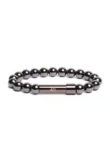 Wishbeads Wishbeads Polished Hematite Intention Bracelet (W)