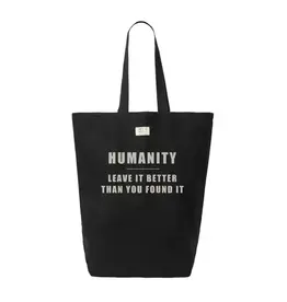 Dev D + Co Dev D + Co  Humanity Lg Canvas Tote Black