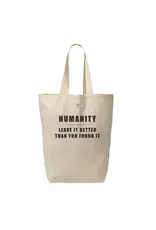 Dev D + Co Dev D + Co  Humanity Lg Canvas Tote Natural