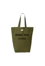 Dev D + Co Dev D + Co  Human-Kind Lg Canvas Tote Olive Green
