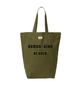 Dev D + Co Dev D + Co  Human-Kind Lg Canvas Tote Olive Green