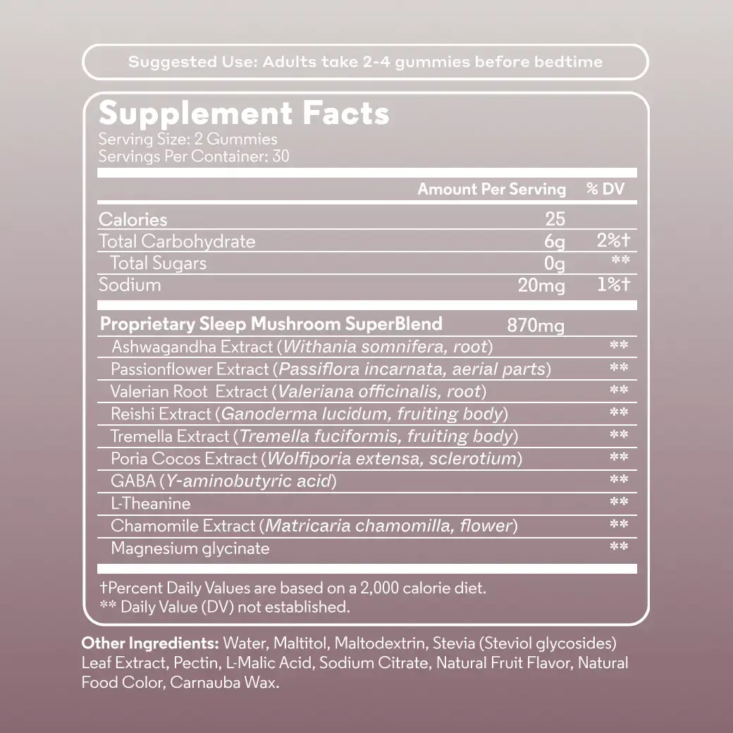 Noon Noon Sleep Mushroom Gummies
