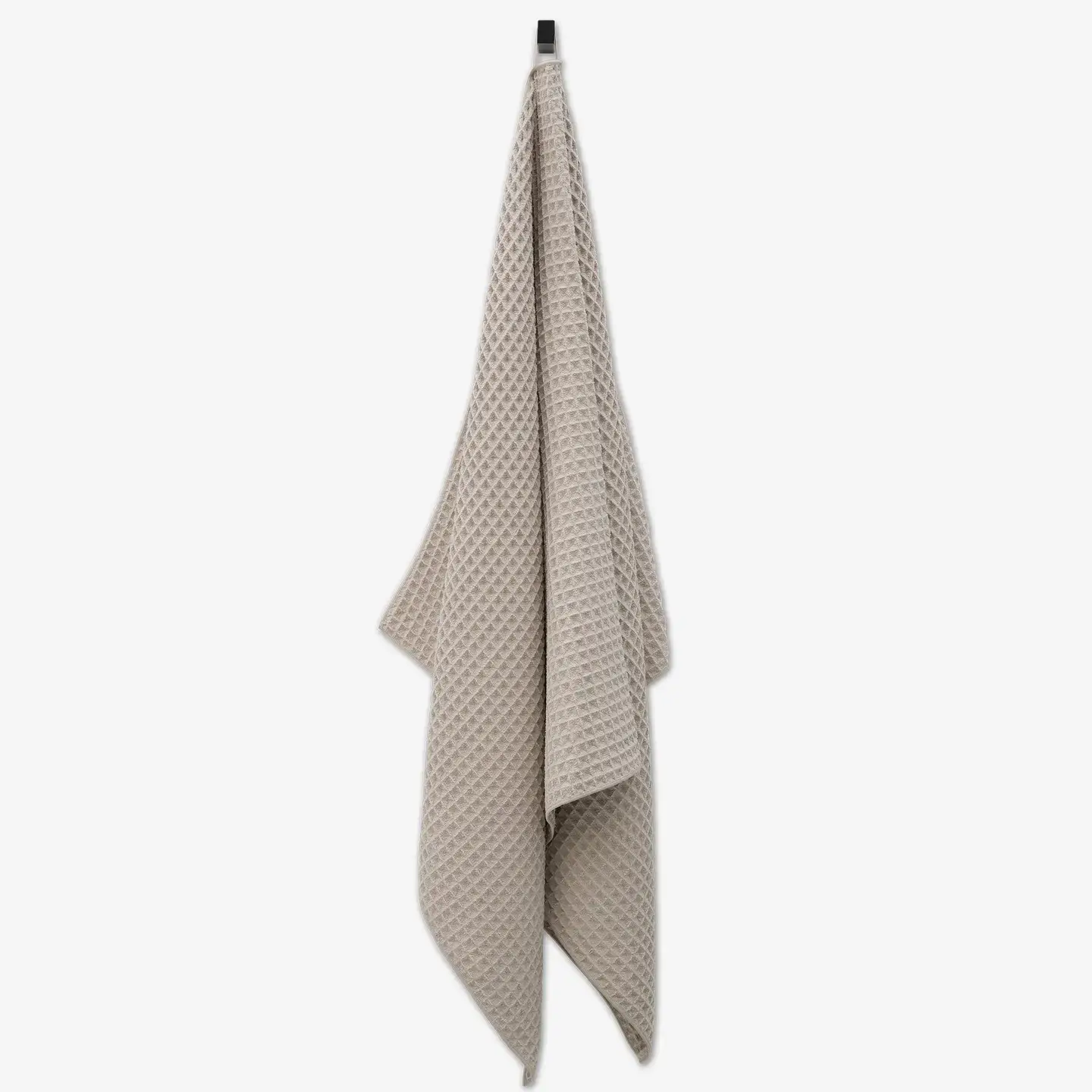 Geometry Geometry Taupe Waffle Bath Towel