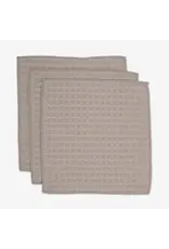 Geometry Geometry Taupe Waffle Washcloth Set (3)