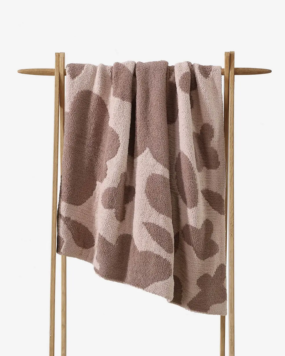 Sunday Citizen Sunday Citizen Bloom Throw Dusty Pink-Rose