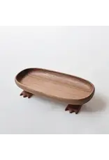 Senser Woodcraft Senser Woodcraft Bigfoot Oblong Black Walnut Tray