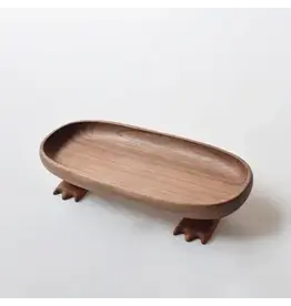 Senser Woodcraft Senser Woodcraft Bigfoot Oblong Black Walnut Tray