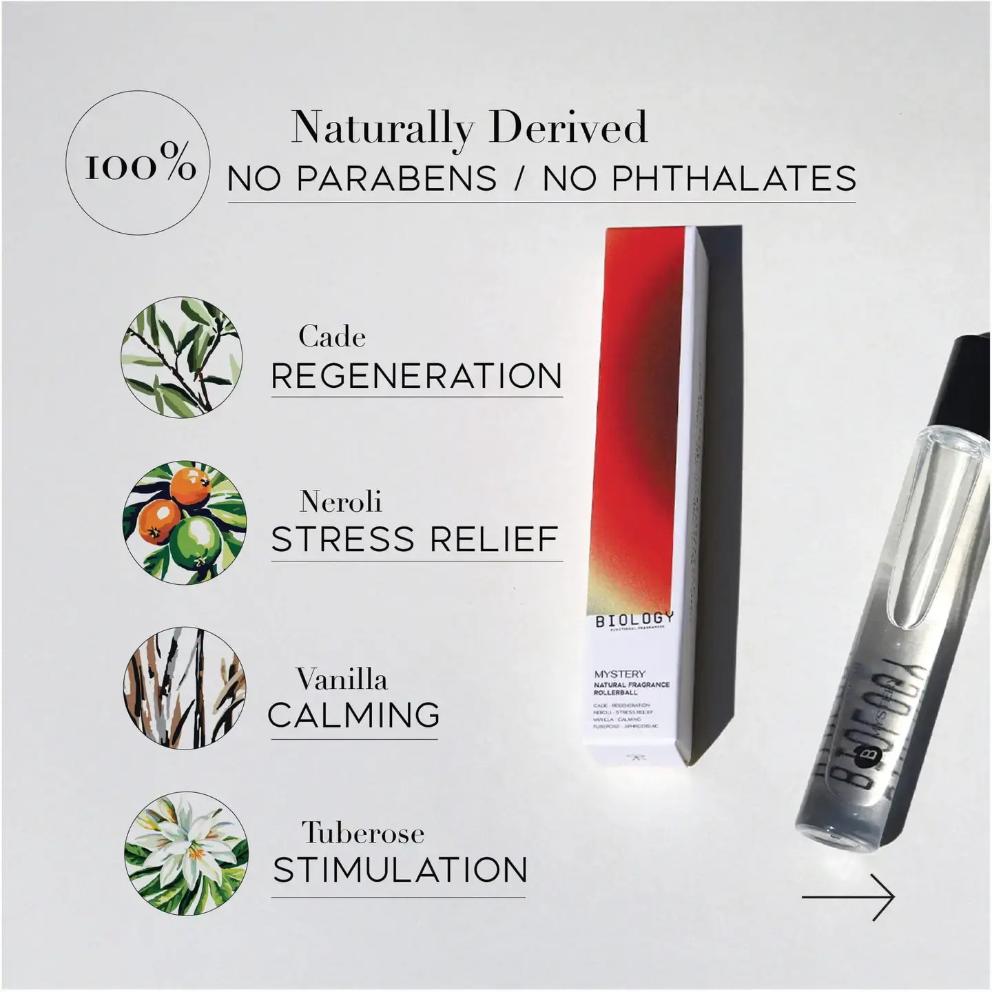 Biology Functional Fragrances Biology MYSTERY Rollerball Fragrance Oil 10ml