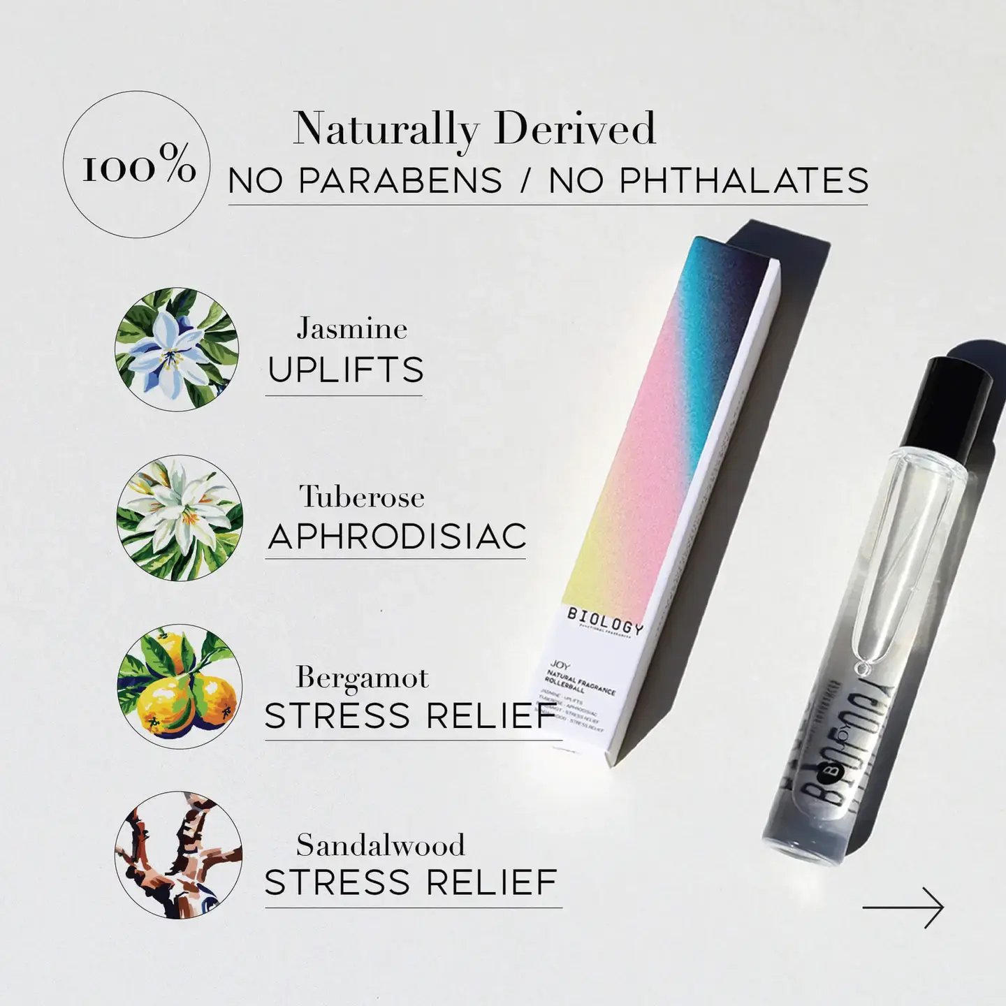 Biology Functional Fragrances Biology JOY Rollerball Fragrance Oil 10ml