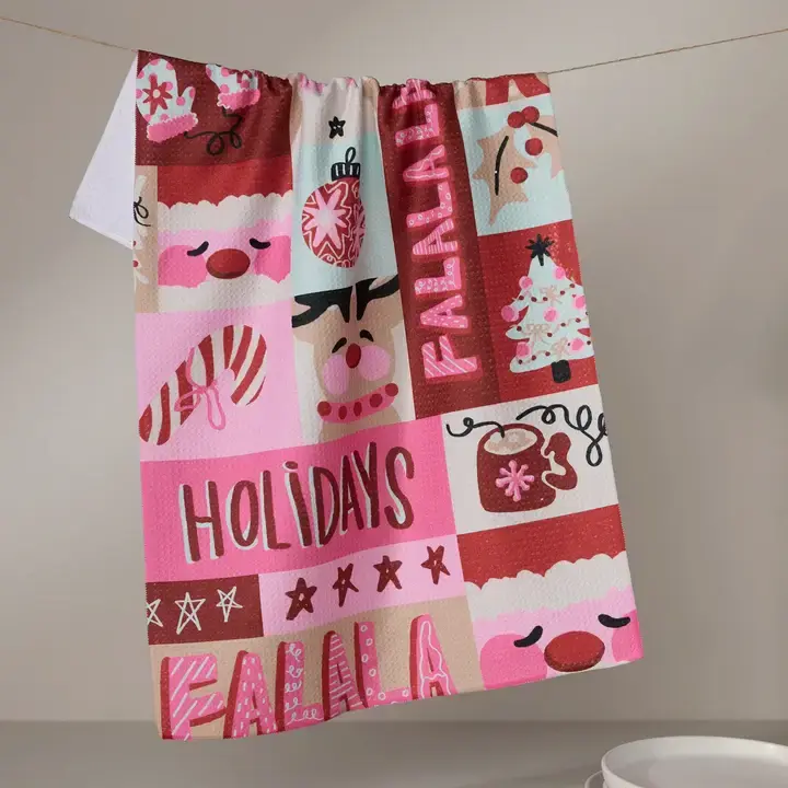 Geometry Geometry Winter Wonder Tea Towel