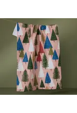 Geometry Geometry Snowdrift Pines Tea Towel