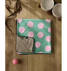 Geometry Geometry Pink Balls Plush Dog Towel