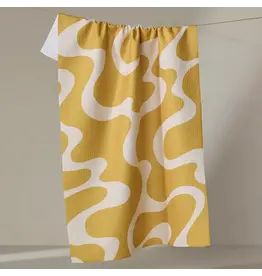 Geometry Geometry Caramel Swirl Tea Towel