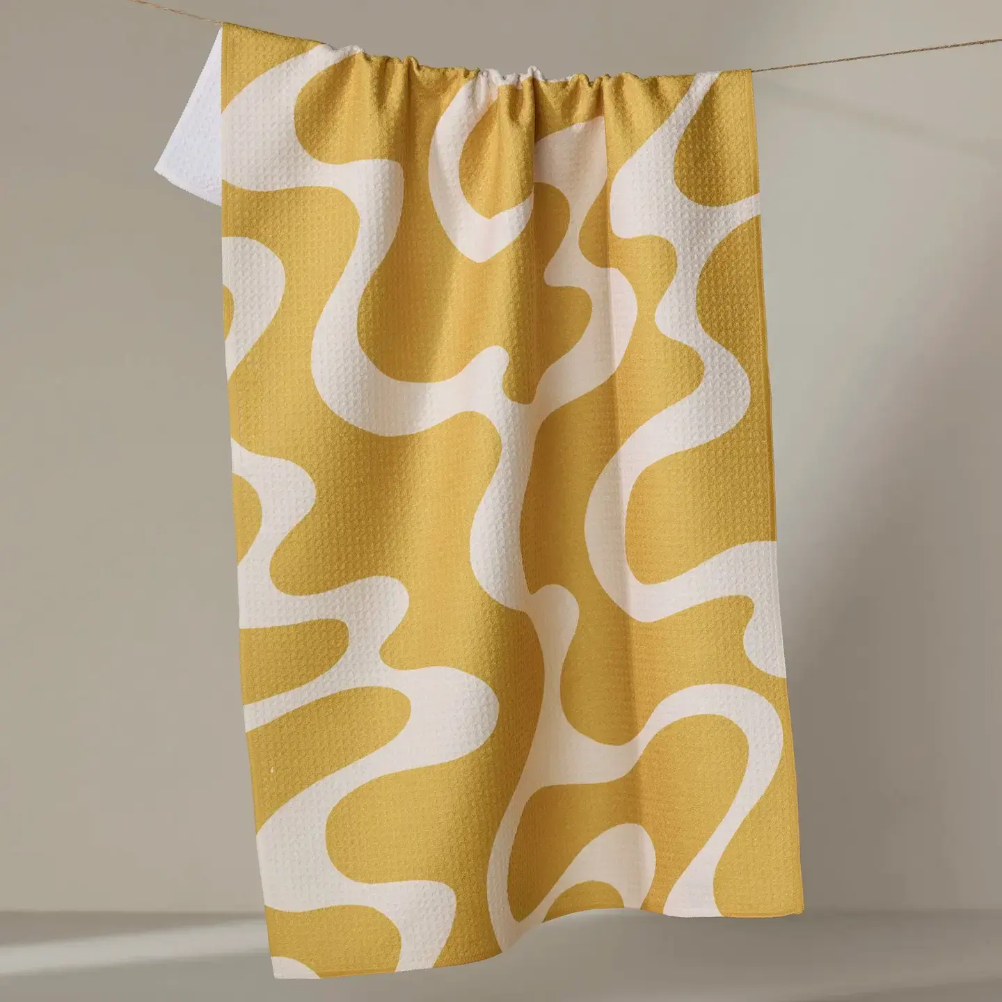 Geometry Geometry Caramel Swirl Tea Towel