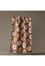 Geometry Geometry Brushed Bouquet Brown Tea Towel