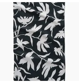 Geometry Geometry Midnight Petal Tea Towel