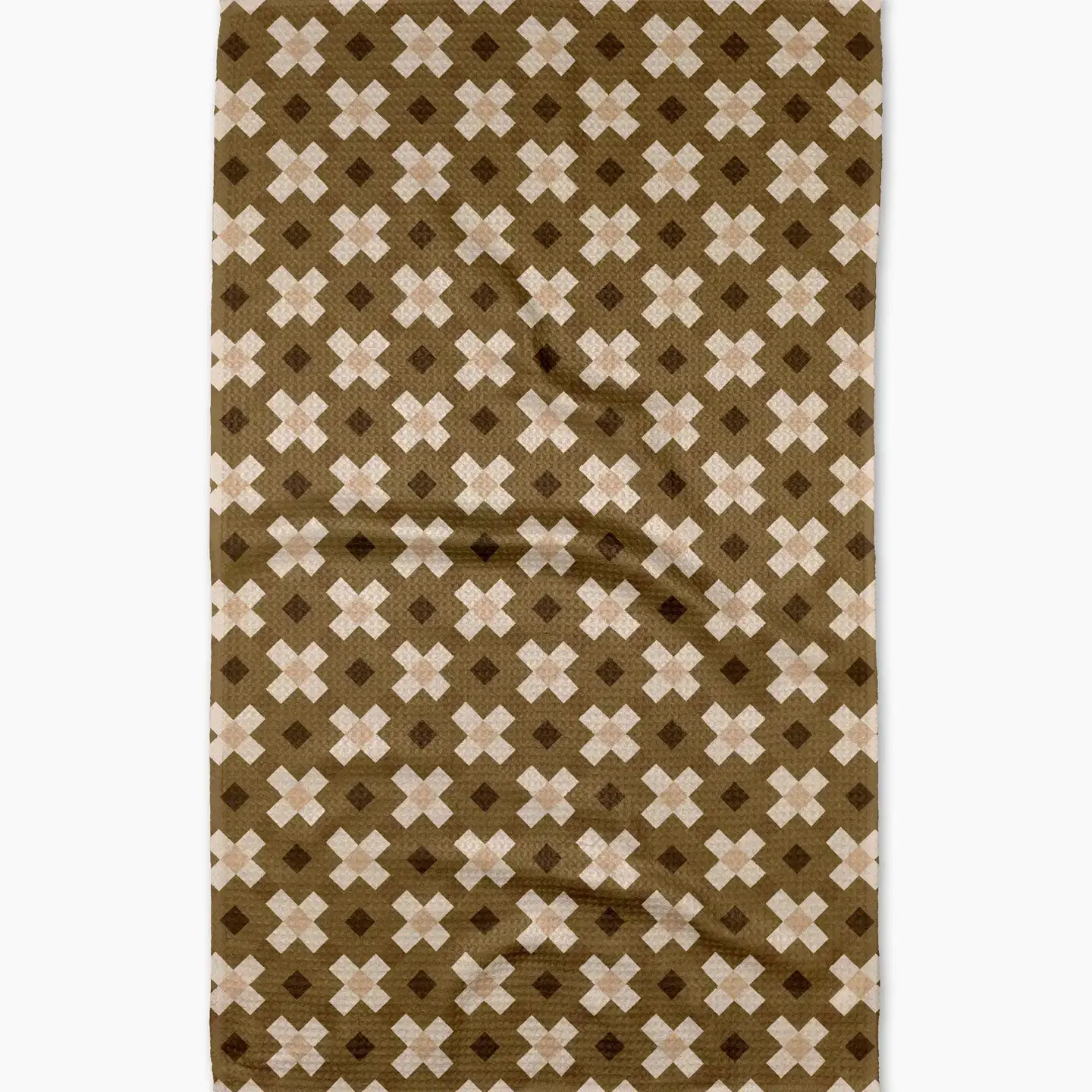 Geometry Geometry Olive Geo Tea Towel