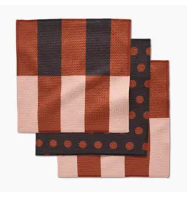 Geometry Geometry Dishcloth Set Cocoa Dots