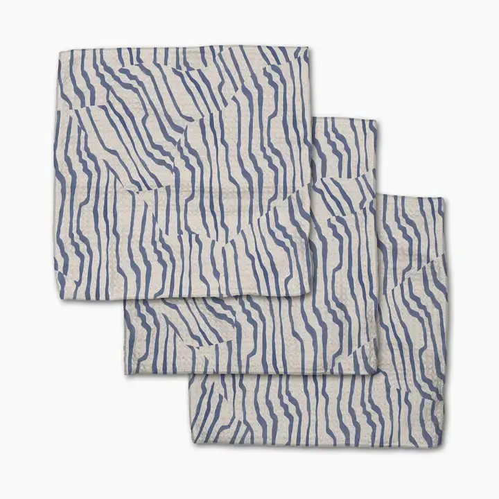 Geometry Geometry Dishcloth Set Stripe Funk Grounds