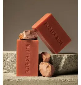 Butter & Lye Butter & Lye Exfoliating Pink Clay Soap (unscented)