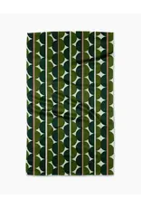 Geometry Geometry Blockprint Eclipse Tea Towel