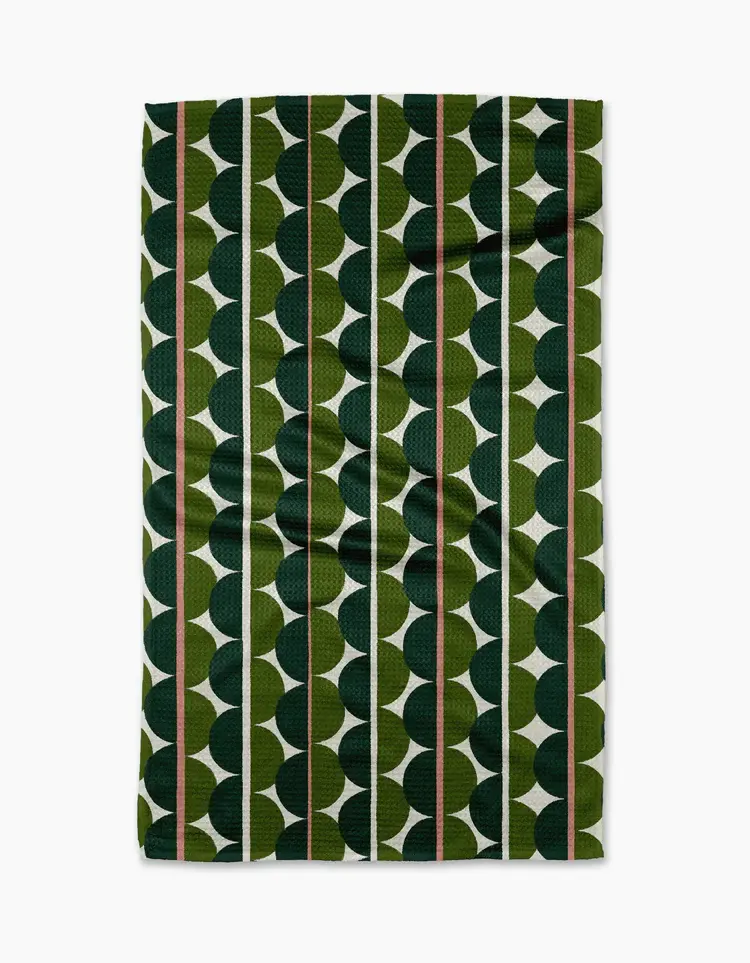 Geometry Geometry Blockprint Eclipse Tea Towel