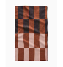 Geometry Geometry Cabin Plaid Tea Towel