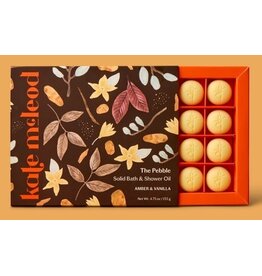 Kate McLeod Amber & Vanilla Pebble Solid Bath & Shower Oil