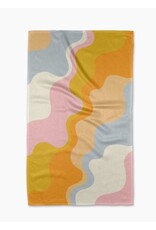 Geometry Geometry Happy Waves Tea Towel