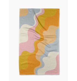 Geometry Geometry Happy Waves Tea Towel