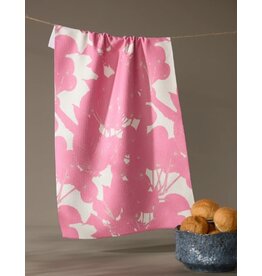 Geometry Geometry Bramble Pink Tea Towel