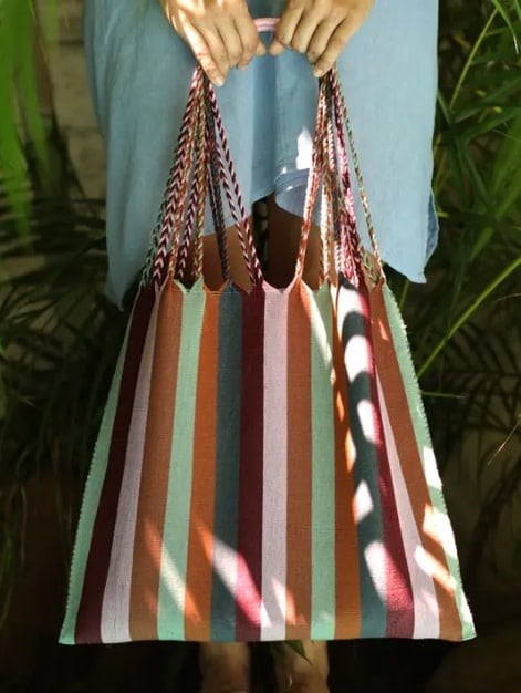 LUZ Collection LUZ Collection El Otono Las Rayas Tote